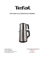 Preview for 1 page of TEFAL BJ561DTR Manual