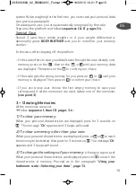 Preview for 15 page of TEFAL BODYPARTNER BM6000V1 Manual