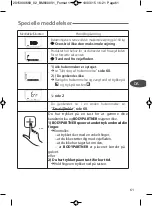 Preview for 61 page of TEFAL BODYPARTNER BM6000V1 Manual