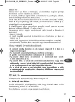 Preview for 89 page of TEFAL BODYPARTNER BM6000V1 Manual