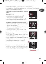 Preview for 17 page of TEFAL Bodysignal BM7100S6 Manual