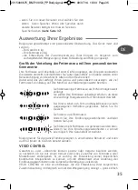 Preview for 35 page of TEFAL Bodysignal BM7100S6 Manual