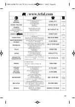 Preview for 31 page of TEFAL CALORE FV1140 Manual