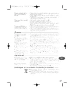 Preview for 37 page of TEFAL CB581012 Manual