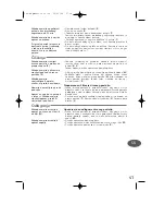 Preview for 41 page of TEFAL CB581012 Manual