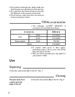 Preview for 6 page of TEFAL CLIPSO Modulo 2 User Manual