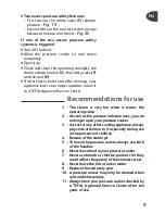 Preview for 13 page of TEFAL CLIPSO Modulo 2 User Manual