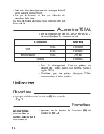 Preview for 20 page of TEFAL CLIPSO Modulo 2 User Manual