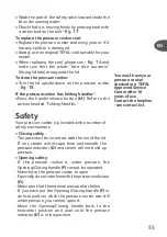 Preview for 59 page of TEFAL CLIPSO + Precision User Manual