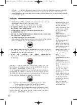 Preview for 12 page of TEFAL COCOON KO304131 Manual