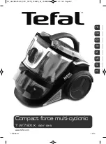 TEFAL Compact force multi-cyclonic Instructions Manual preview