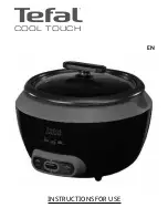 Предварительный просмотр 1 страницы TEFAL Cool Touch Instructions For Use Manual