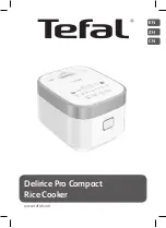 TEFAL Delirice Pro Compact RK800165 Manual preview