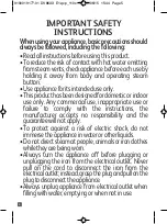 Preview for 5 page of TEFAL DV86XX Important Safety Instructions Manual