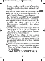 Preview for 9 page of TEFAL DV86XX Important Safety Instructions Manual