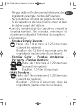 Предварительный просмотр 5 страницы TEFAL EF3521 User Manual