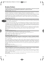 Предварительный просмотр 44 страницы TEFAL EF3521 User Manual