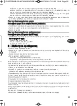 Предварительный просмотр 35 страницы TEFAL EVIDENCE TYPE 8400 Instructions Manual