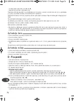 Предварительный просмотр 74 страницы TEFAL EVIDENCE TYPE 8400 Instructions Manual