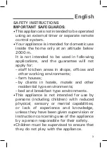 Preview for 3 page of TEFAL EXPRESS TT3670KR Manual