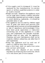 Preview for 4 page of TEFAL EXPRESS TT3670TH Manual