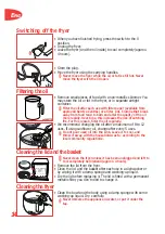 Preview for 17 page of TEFAL FF100073 Instructions For Use Manual