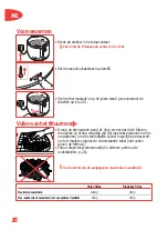 Preview for 21 page of TEFAL FF100073 Instructions For Use Manual