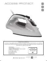 TEFAL FV1610 Manual preview