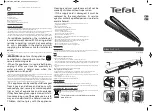 TEFAL Glam liss 2 in 1 Instructions preview