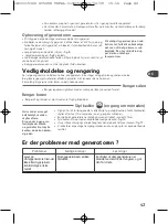 Preview for 45 page of TEFAL GV 5240 Instruction Manual