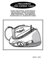 TEFAL GV8150 PRO EXPRESS TURBO Instructions For Use Manual preview