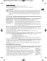 Preview for 21 page of TEFAL GV84 Serie Instruction Manual