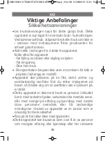 Preview for 36 page of TEFAL GV8461 Safety And Use Instructions