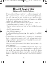 Preview for 53 page of TEFAL GV8461 Safety And Use Instructions