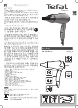 Preview for 2 page of TEFAL Hair studio Instructions