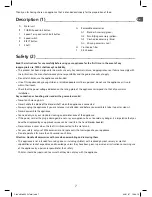 Preview for 4 page of TEFAL HB802 CLICK N MIX DIAGRAM Manual