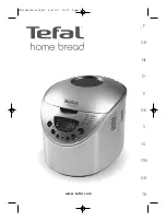 TEFAL Home Bread Manual preview