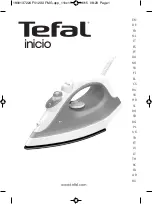 TEFAL Inicio FV1216E0 Manual preview