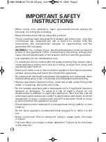 Preview for 4 page of TEFAL INSTANT STEAM Manual