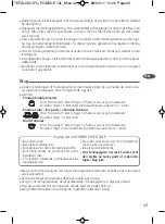 Preview for 43 page of TEFAL INVENT 655i Manual