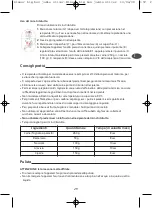 Preview for 29 page of TEFAL Jamie Oliver HB500831 Manual