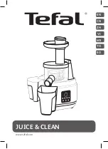 Preview for 1 page of TEFAL JUICE & CLEAN Quick User Manual