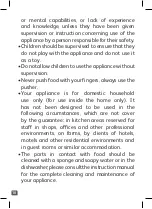 Preview for 10 page of TEFAL JUICE & CLEAN Quick User Manual