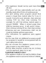 Preview for 11 page of TEFAL JUICE & CLEAN Quick User Manual