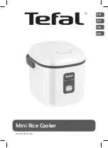 TEFAL Mini Rice Cooker Instructions For Use Manual предпросмотр