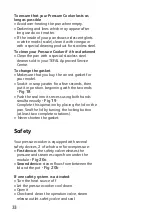 Preview for 36 page of TEFAL MINUTE ACTUA 10 L INOX User Manual