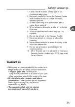 Preview for 37 page of TEFAL MINUTE ACTUA 10 L INOX User Manual