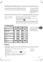 Preview for 21 page of TEFAL MIXEUR CUISEUR BH7400L0 Manual