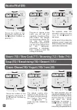 Предварительный просмотр 20 страницы TEFAL Multicook & Grains Manual
