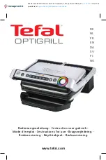 TEFAL OPTIGRILL GC702 Instructions For Use Manual preview